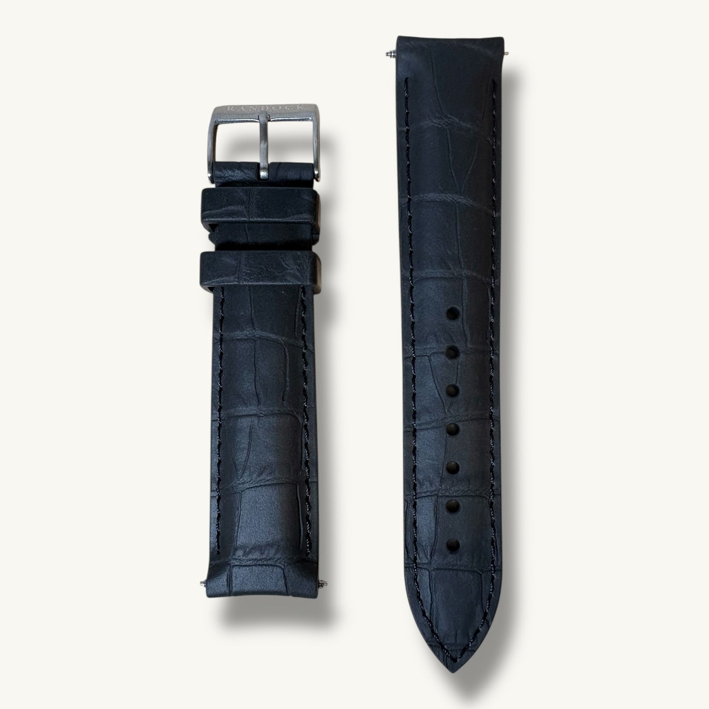 The Helvetia Gator — Caoutchouc Embossed Strap