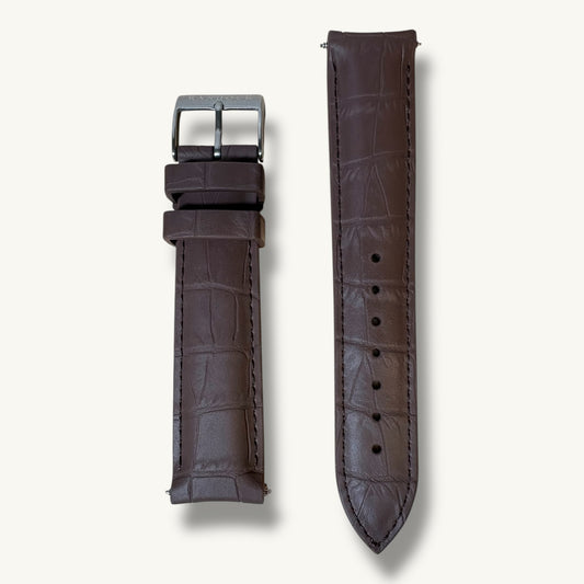 The Helvetia Gator — Caoutchouc Embossed Strap