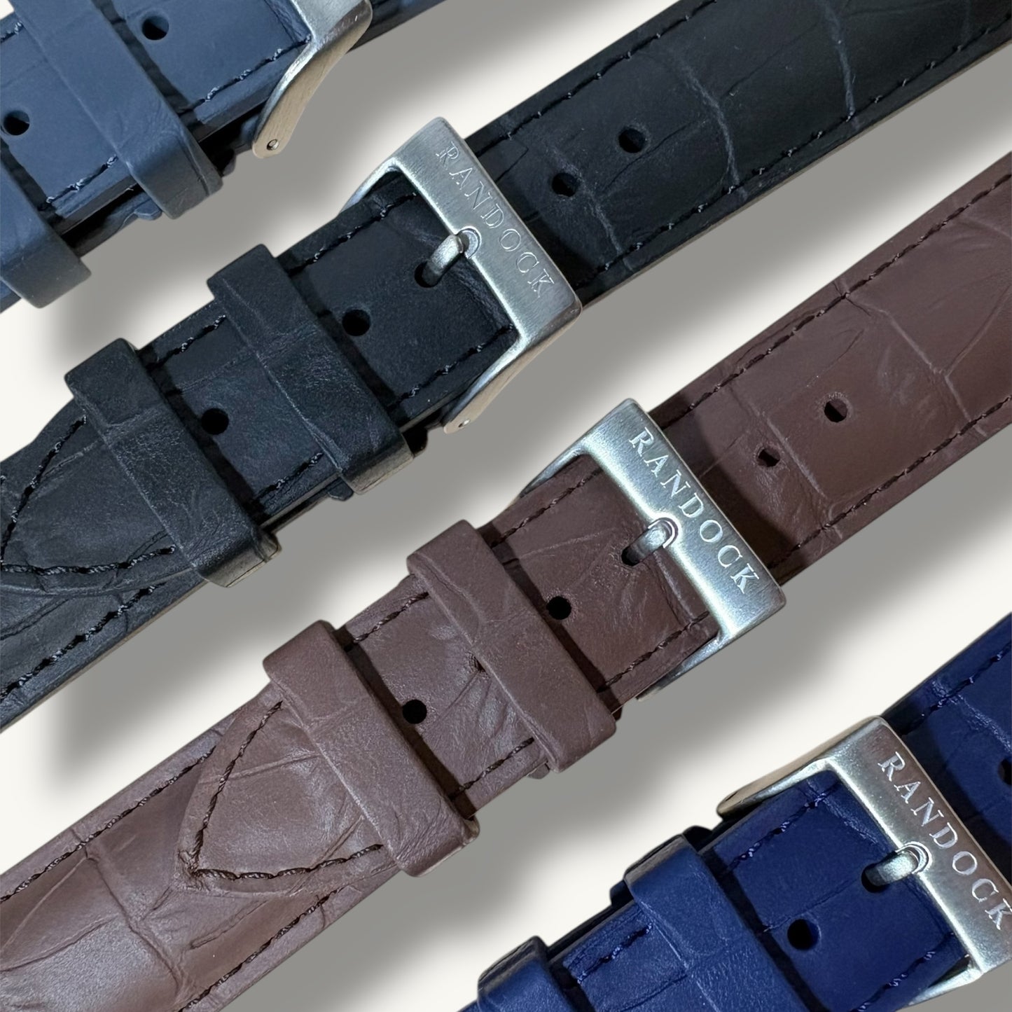 The Helvetia Gator — Caoutchouc Embossed Strap