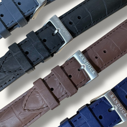 The Helvetia Gator — Caoutchouc Embossed Strap